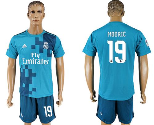 Real Madrid #19 Modric Sec Away Soccer Club Jersey Real Madrid #19 Modric Sec Away Soccer Club Jersey