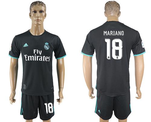 Real Madrid #18 Mariano Away Soccer Club Jersey Real Madrid #18 Mariano Away Soccer Club Jersey