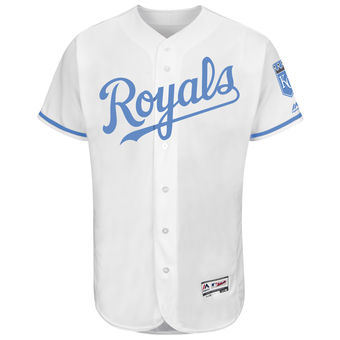 Men's Kansas City Royals Majestic White Father's Day FlexBase Team Jersey Men's Kansas City Royals Majestic White Father's Day FlexBase Team Jersey