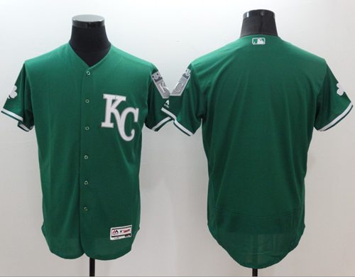 Royals Blank Green Celtic Flexbase Authentic Collection Stitched MLB Jersey Royals Blank Green Celtic Flexbase Authentic Collection Stitched MLB Jersey