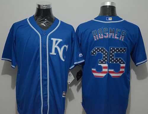 Royals #35 Eric Hosmer Blue USA Flag Fashion Stitched MLB Jersey Royals #35 Eric Hosmer Blue USA Flag Fashion Stitched MLB Jersey