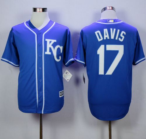 Royals #17 Wade Davis Blue Alternate 2 New Cool Base Stitched MLB Jersey Royals #17 Wade Davis Blue Alternate 2 New Cool Base Stitched MLB Jersey