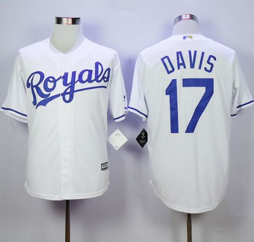 Royals #17 Wade Davis White New Cool Base Stitched MLB Jersey Royals #17 Wade Davis White New Cool Base Stitched MLB Jersey
