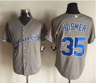 Kansas City Royals #35 Eric Hosmer New Grey Cool Base Stitched MLB Jersey Kansas City Royals #35 Eric Hosmer New Grey Cool Base Stitched MLB Jersey