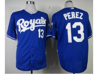 mlb jerseys kansas city royals #13 perez blue(perez) mlb jerseys kansas city royals #13 perez blue(perez)
