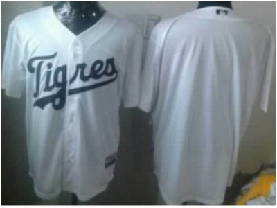 MLB Detroit Tigers Blank White Jerseys MLB Detroit Tigers Blank White Jerseys