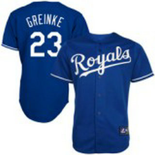 Kansas City Royals #23 Greinke Navy Blue Jersey Kansas City Royals #23 Greinke Navy Blue Jersey