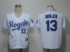 Kansas City Royals 13 Aviles White Kansas City Royals 13 Aviles White