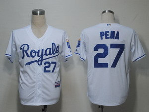 Kansas City Royals 27 Pena White Kansas City Royals 27 Pena White