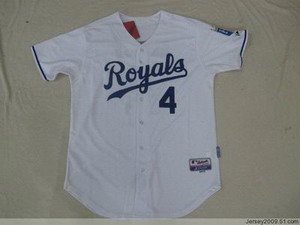 Kansas City Royals 4 GORDON WHITE JERSEY Kansas City Royals 4 GORDON WHITE JERSEY