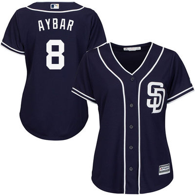 Padres #8 Erick Aybar Navy Blue Alternate Women's Stitched MLB Jersey Padres #8 Erick Aybar Navy Blue Alternate Women's Stitched MLB Jersey