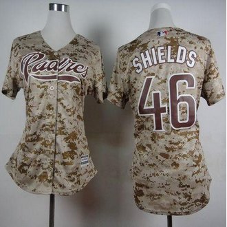 Women San Diego Padres #46 Craig Kimbrel Camo Alternate 2 Stitched Baseball Jersey Women San Diego Padres #46 Craig Kimbrel Camo Alternate 2 Stitched Baseball Jersey