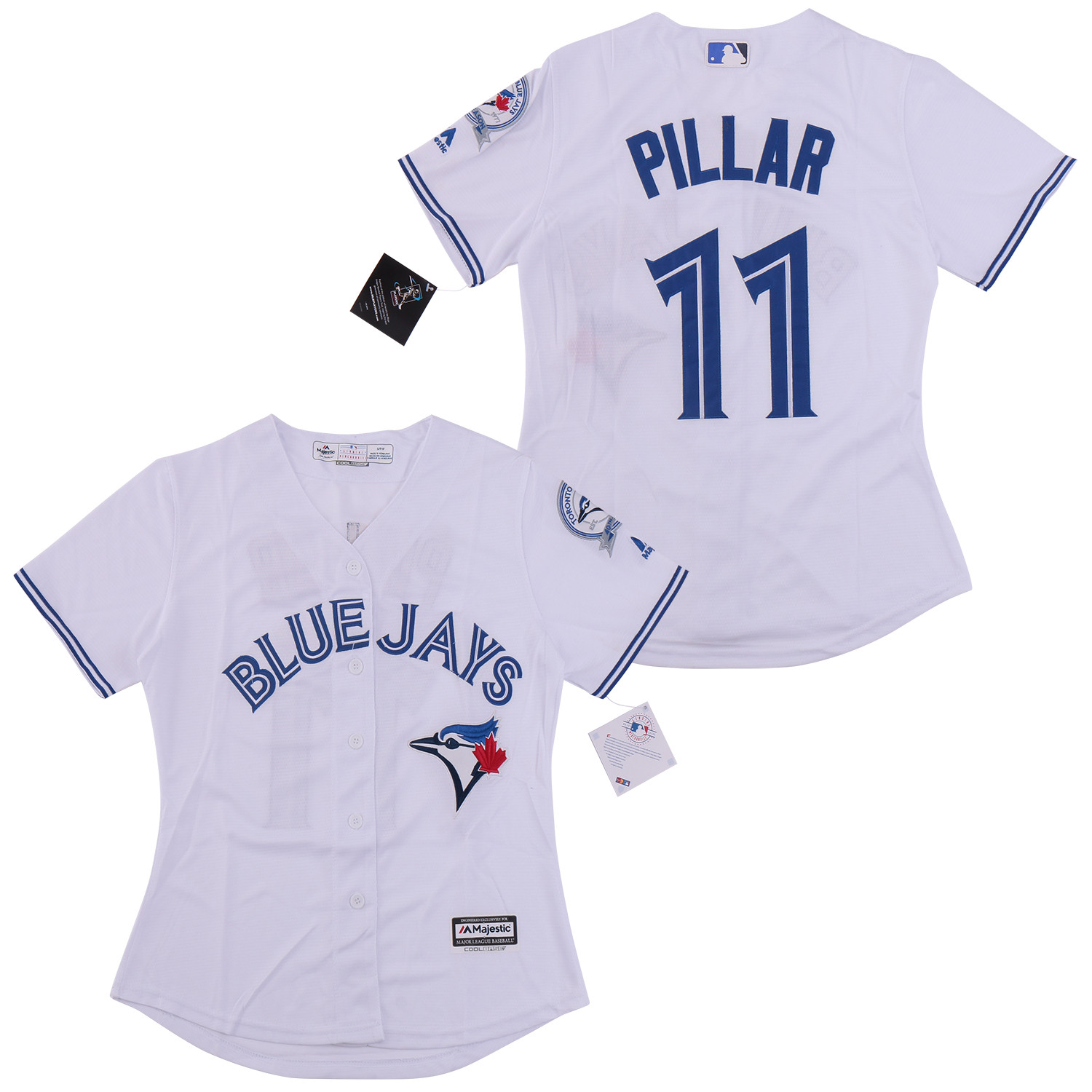 Women Blue Jays 11 Kevin Pillar White Women Cool Base Jersey Women Blue Jays 11 Kevin Pillar White Women Cool Base Jersey