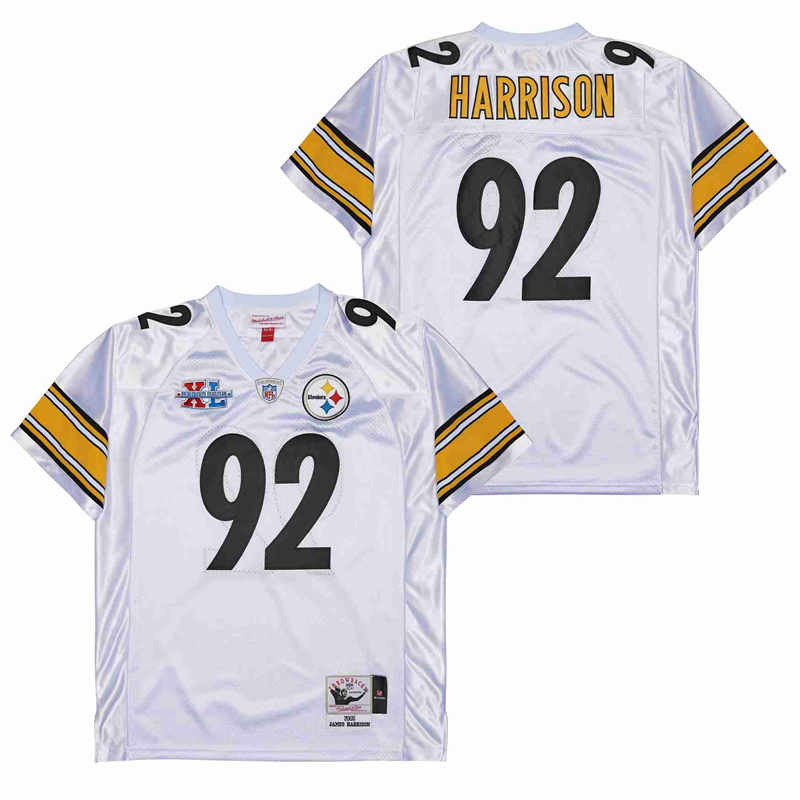 Mitchell And Ness Steelers #92 Throwback Stitched NFL Jersey 1 Mitchell And Ness Steelers #92 Throwback Stitched NFL Jersey 1