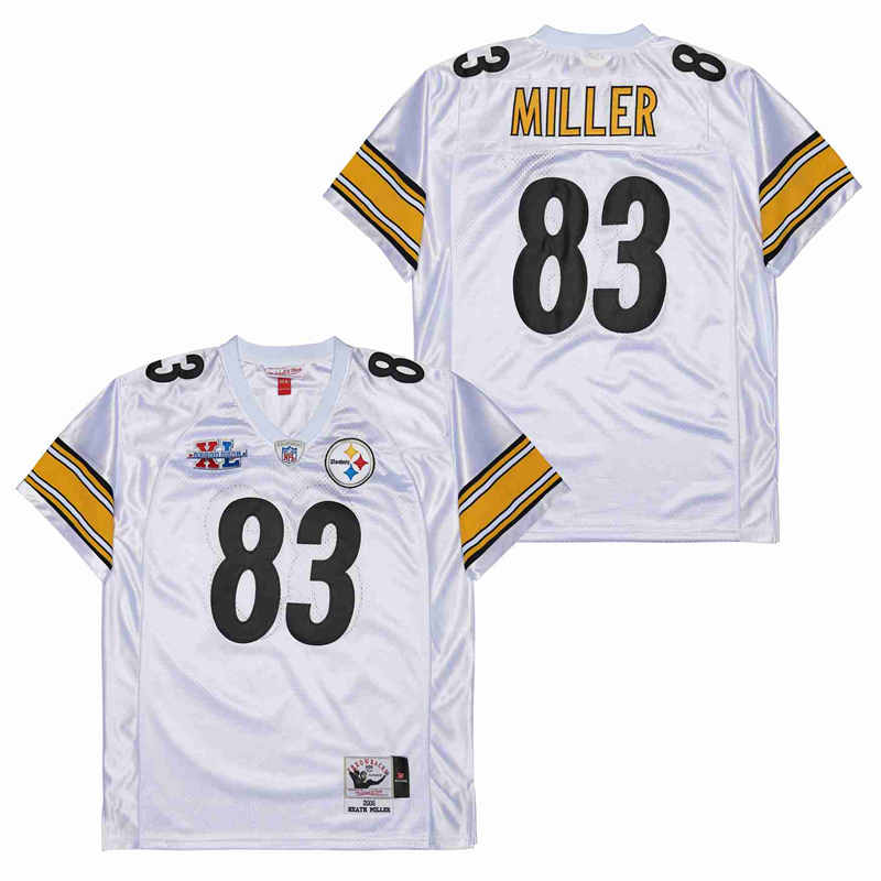 Mitchell And Ness Steelers #83 Throwback Stitched NFL Jersey 8 Mitchell And Ness Steelers #83 Throwback Stitched NFL Jersey 8