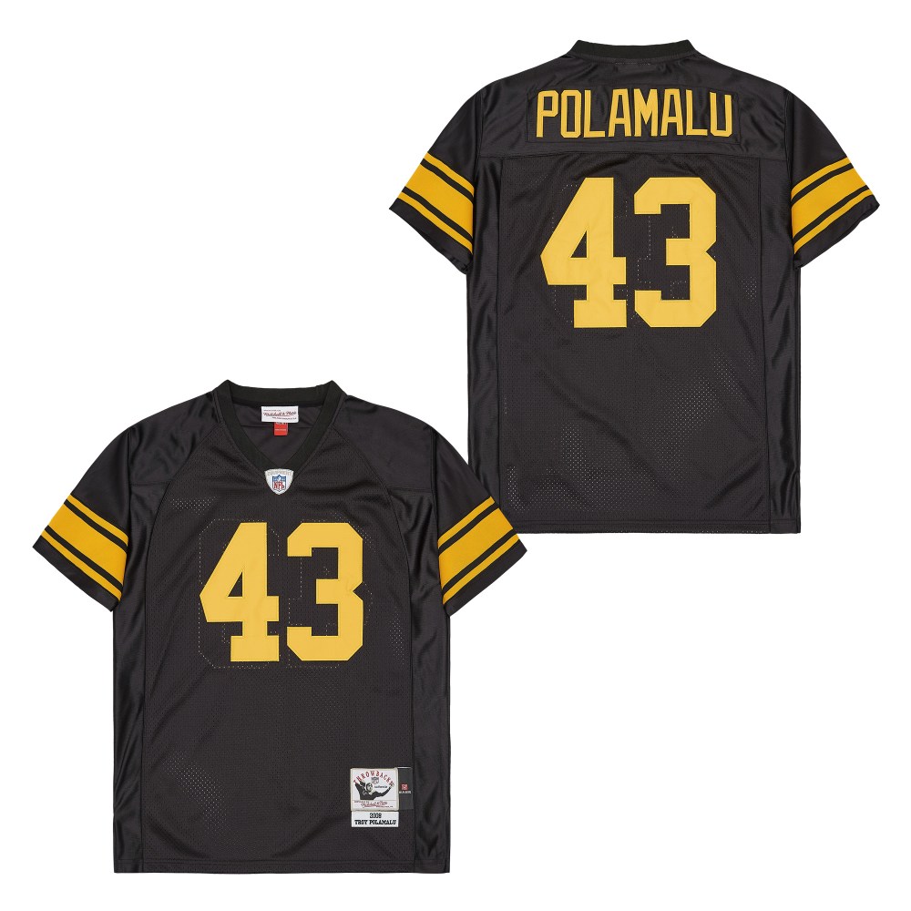 Mitchell And Ness Steelers #43 Throwback Stitched NFL Jersey 9 Mitchell And Ness Steelers #43 Throwback Stitched NFL Jersey 9