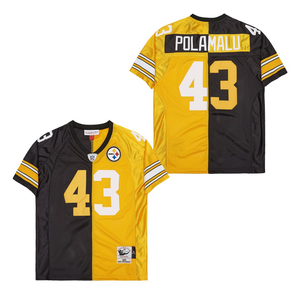 Mitchell And Ness Steelers #43 Throwback Stitched NFL Jersey 2 Mitchell And Ness Steelers #43 Throwback Stitched NFL Jersey 2