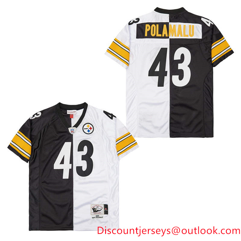 Mitchell And Ness Steelers #43 Throwback Stitched NFL Jersey 1 Mitchell And Ness Steelers #43 Throwback Stitched NFL Jersey 1