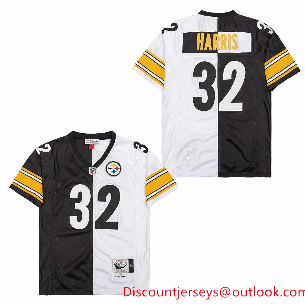 Mitchell And Ness Steelers #32 Throwback Stitched NFL Jersey 2