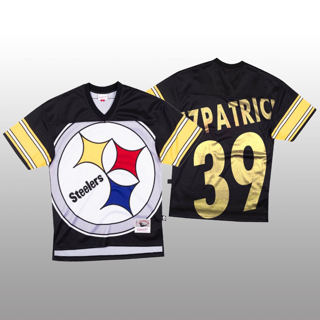 NFL Pittsburgh Steelers #39 Minkah Fitzpatrick Black Men's Mitchell & Nell Big Face Fashion Limited NFL Jersey NFL Pittsburgh Steelers #39 Minkah Fitzpatrick Black Men's Mitchell & Nell Big Face Fashion Limited NFL Jersey