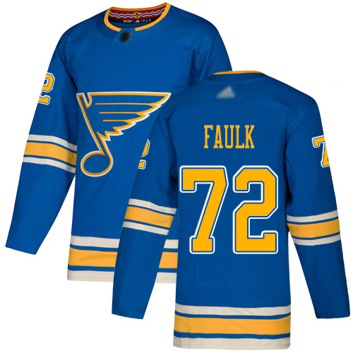 Blues #72 Justin Faulk Blue Alternate Authentic Stitched Hockey Jersey Blues #72 Justin Faulk Blue Alternate Authentic Stitched Hockey Jersey