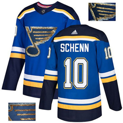 Adidas Blues #10 Brayden Schenn Blue Home Authentic Fashion Gold Stitched NHL Jersey Adidas Blues #10 Brayden Schenn Blue Home Authentic Fashion Gold Stitched NHL Jersey