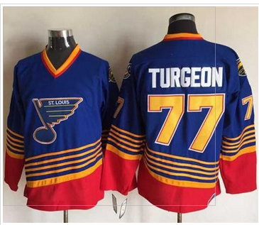 St.Louis Blues #77 Pierre Turgeon Light Blue Red CCM Throwback Stitched NHL Jersey St.Louis Blues #77 Pierre Turgeon Light Blue Red CCM Throwback Stitched NHL Jersey