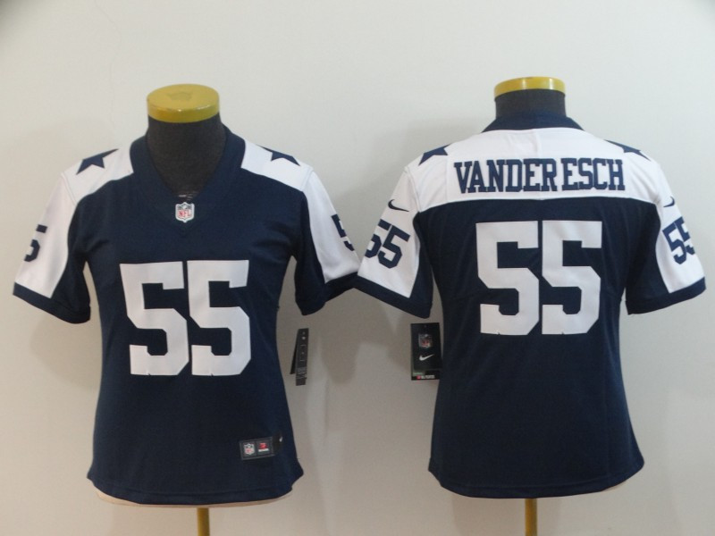 Women Nike Cowboys 55 Leighton Vander Esch Navy Alternate Women Vapor Untouchable Limited Jersey Women Nike Cowboys 55 Leighton Vander Esch Navy Alternate Women Vapor Untouchable Limited Jersey