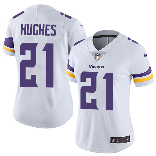 Nike Vikings #21 Mike Hughes White Women's Stitched NFL Vapor Untouchable Limited Jersey Nike Vikings #21 Mike Hughes White Women's Stitched NFL Vapor Untouchable Limited Jersey