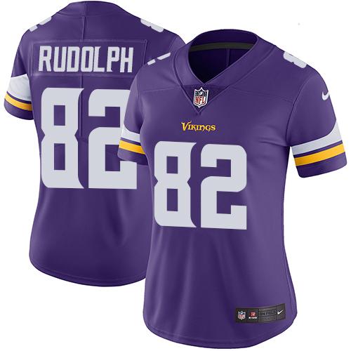 Nike Vikings #82 Kyle Rudolph Purple Team Color Women's Stitched NFL Vapor Untouchable Limited Jersey Nike Vikings #82 Kyle Rudolph Purple Team Color Women's Stitched NFL Vapor Untouchable Limited Jersey