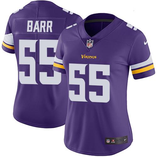 Nike Vikings #55 Anthony Barr Purple Team Color Women's Stitched NFL Vapor Untouchable Limited Jersey Nike Vikings #55 Anthony Barr Purple Team Color Women's Stitched NFL Vapor Untouchable Limited Jersey