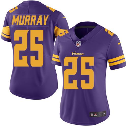 Nike Vikings #25 Latavius Murray Purple Women's Stitched NFL Limited Rush Jersey Nike Vikings #25 Latavius Murray Purple Women's Stitched NFL Limited Rush Jersey