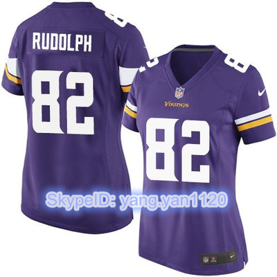 Nike Vikings #82 Kyle Rudolph Purple Team Color Women's Stitched NFL Elite Jersey Nike Vikings #82 Kyle Rudolph Purple Team Color Women's Stitched NFL Elite Jersey