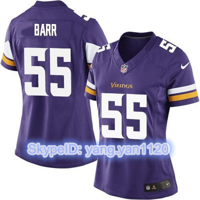 Nike Vikings #55 Anthony Barr Purple Team Color Women's Stitched NFL Elite Jersey Nike Vikings #55 Anthony Barr Purple Team Color Women's Stitched NFL Elite Jersey
