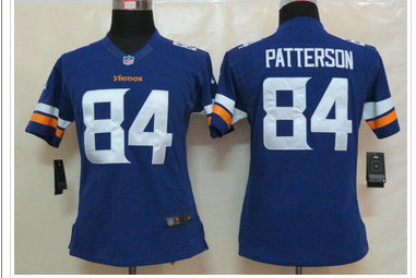 Women NEW Minnesota Vikings #84 Cordarrelle Patterson Purple New Jerseys Women NEW Minnesota Vikings #84 Cordarrelle Patterson Purple New Jerseys