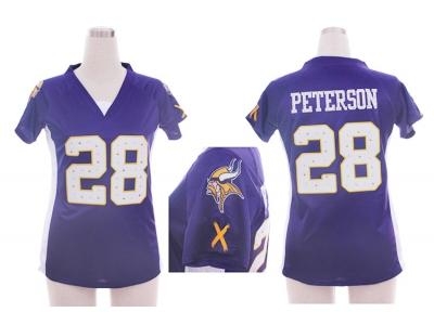 NEW Women Minnesota Vikings #28 Adrian Peterson purple jerseys(draft him ii top) NEW Women Minnesota Vikings #28 Adrian Peterson purple jerseys(draft him ii top)