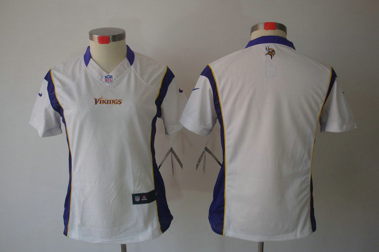 Women NEW Minnesota Vikings Blank White Jerseys Women NEW Minnesota Vikings Blank White Jerseys
