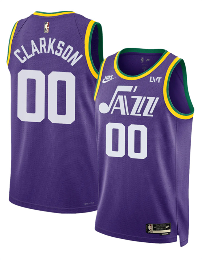 Men's Utah Jazz Active Player Custom Purple 2023 Classic Edition Stitched Basketball Jersey Men's Utah Jazz Active Player Custom Purple 2023 Classic Edition Stitched Basketball Jersey