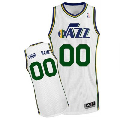 Customized Utah Jazz Jersey Revolution 30 White Home Basketball Jersey