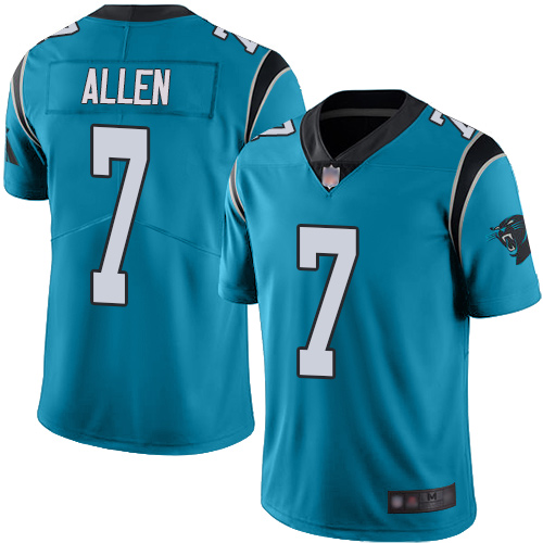 Panthers #7 Kyle Allen Blue Alternate Youth Stitched Football Vapor Untouchable Limited Jersey Panthers #7 Kyle Allen Blue Alternate Youth Stitched Football Vapor Untouchable Limited Jersey