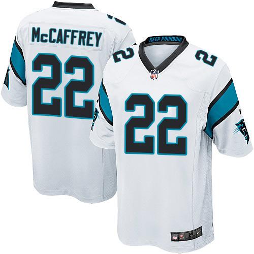Nike Panthers #22 Christian McCaffrey White Youth Stitched NFL Elite Jersey Nike Panthers #22 Christian McCaffrey White Youth Stitched NFL Elite Jersey