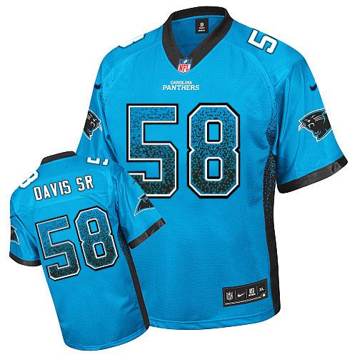 Nike Panthers #58 Thomas Davis Sr Blue Alternate Youth Stitched NFL Elite Drift Fashion Jersey Nike Panthers #58 Thomas Davis Sr Blue Alternate Youth Stitched NFL Elite Drift Fashion Jersey