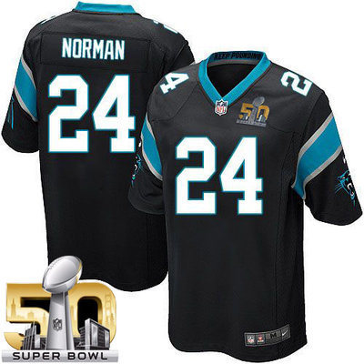 Nike Panthers #24 Josh Norman Black Team Color Super Bowl 50 Youth Stitched NFL Elite Jersey Nike Panthers #24 Josh Norman Black Team Color Super Bowl 50 Youth Stitched NFL Elite Jersey