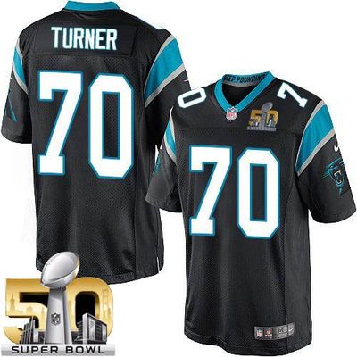 Nike Panthers #70 Trai Turner Black Team Color Super Bowl 50 Youth Stitched NFL Elite Jersey Nike Panthers #70 Trai Turner Black Team Color Super Bowl 50 Youth Stitched NFL Elite Jersey
