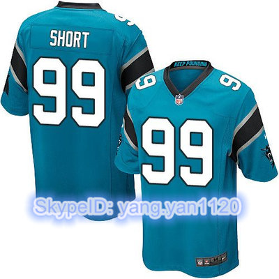 Nike Panthers #99 Kawann Short Blue Alternate Youth Stitched NFL Elite Jersey