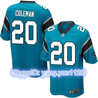 Nike Panthers #20 Kurt Coleman Blue Alternate Youth Stitched NFL Elite Jersey