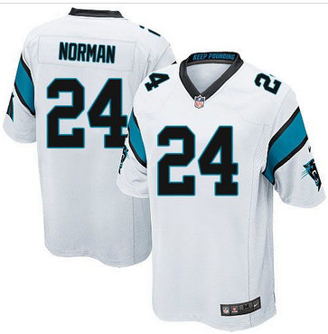 Youth Nike Carolina Panthers #24 Josh Norman White Stitched NFL Elite Jersey Youth Nike Carolina Panthers #24 Josh Norman White Stitched NFL Elite Jersey