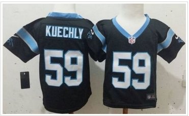Toddler NEW Panthers #59 Luke Kuechly Black Team Color Stitched NFL Elite Jersey