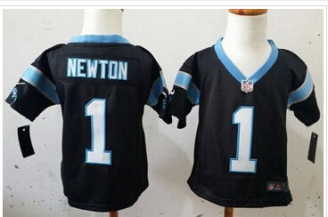 Toddler NEW Panthers #1 Cam Newton Black Team Color Stitched NFL Elite Jersey Toddler NEW Panthers #1 Cam Newton Black Team Color Stitched NFL Elite Jersey