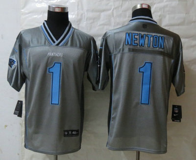 Youth NEW Carolina Panthers 1 Cam Newton Grey Vapor Elite Jerseys Youth NEW Carolina Panthers 1 Cam Newton Grey Vapor Elite Jerseys